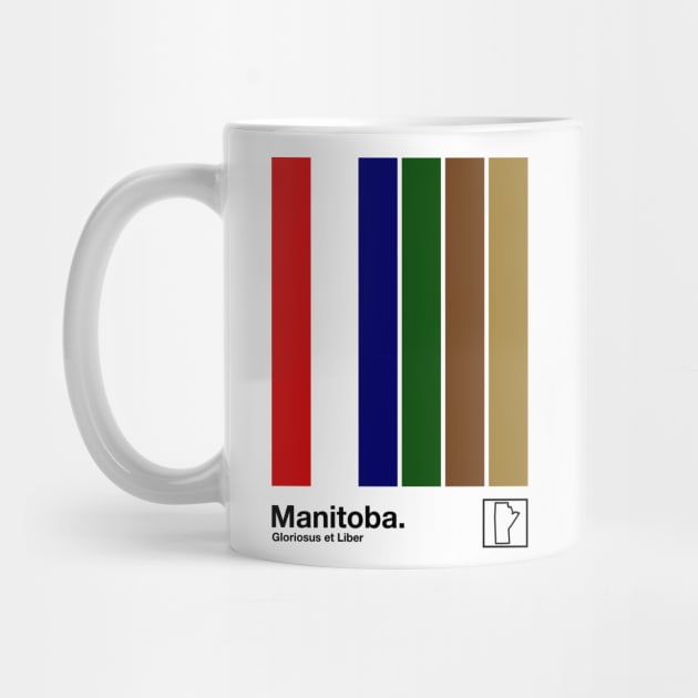 Manitoba // Original Minimalist Artwork Poster Design by DankFutura